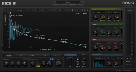 Скачать Sonic Academy Kick 2 VST - драм-синтезатор